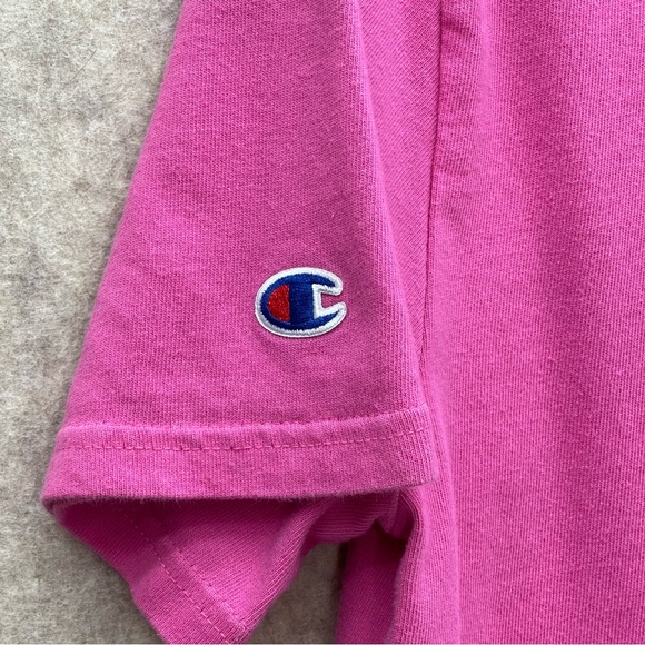 Women's Champion Embroidered Logo Tshirt M - Picture 3 of 7